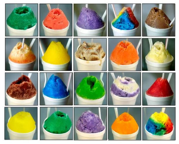 Common snoball flavors